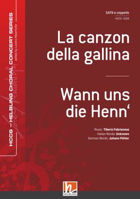 La canzon della gallina Choral single edition SATB
