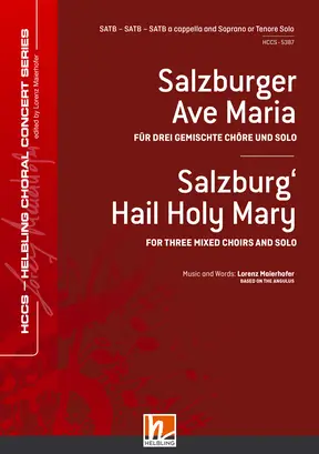 Salzburg' Hail Holy Mary Choral single edition SATB-SATB-SATB