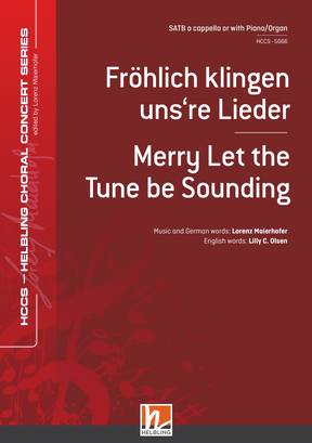 Merry let the Tune be Sounding Choral single edition SATB