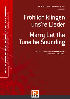 Merry let the Tune be Sounding Choral single edition SATB