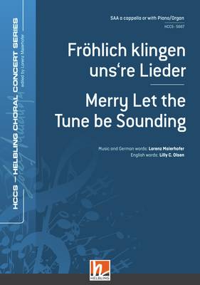 Merry Let the Tune Be Sounding Choral single edition SAA
