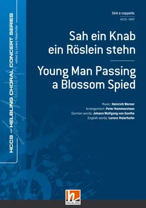 Young Man Passing a Blossom Spied Choral single edition SAA