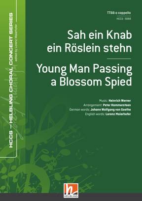 Young Man Passing a Blossom Spied Choral single edition TTBB