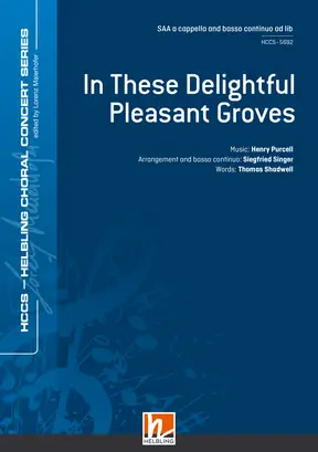 In These Delightful Pleasant Groves Choral single edition SAA