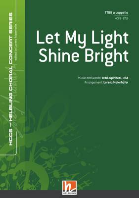 Let My Light Shine Bright Choral single edition TTBB