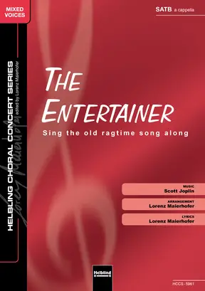 The Entertainer Choral single edition SATB