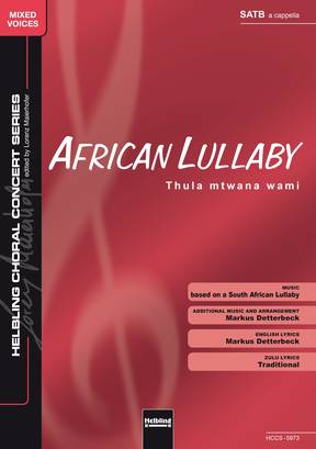 African Lullaby Choral single edition SATB
