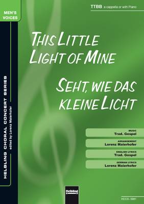 This Little Light of Mine Choral single edition TTBB