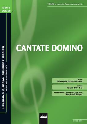 Cantate Domino Choral single edition TTBB