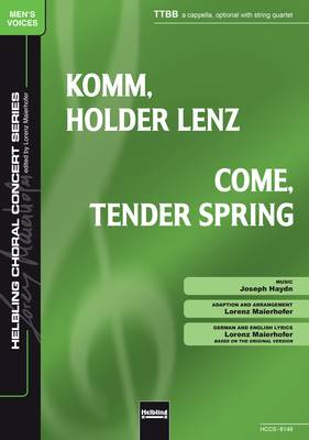 Come, Tender Spring Choral single edition TTBB