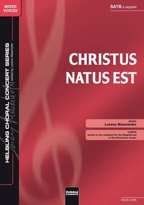 Christus natus est Choral single edition SATB