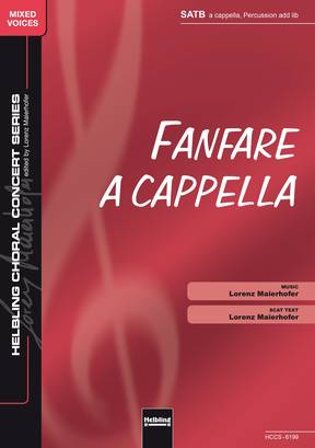 Fanfare a cappella Choral single edition SATB