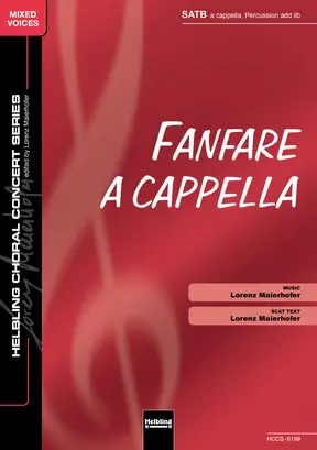 Fanfare a cappella Choral single edition SATB