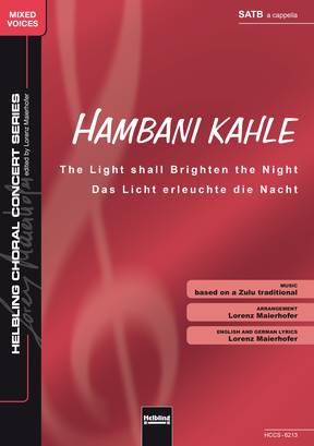 Hambani kahle Choral single edition SATB