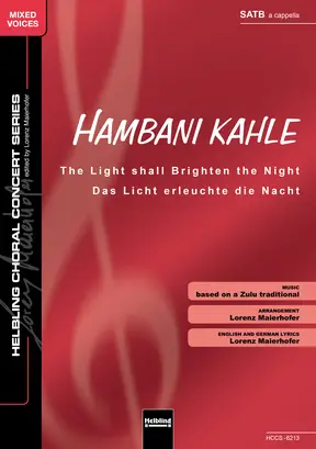 Hambani kahle Choral single edition SATB