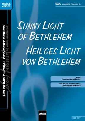 Sunny Light of Bethlehem Choral single edition SAA