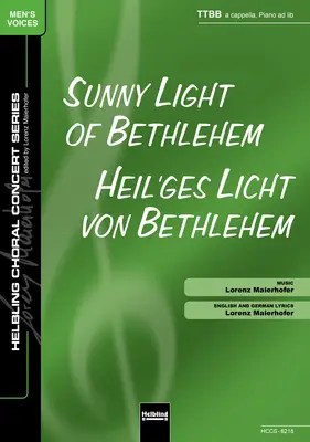 Sunny Light of Bethlehem Choral single edition TTBB