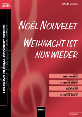 Noël nouvelet Choral single edition SATB