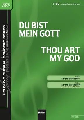 Thou Art My God Choral single edition TTBB