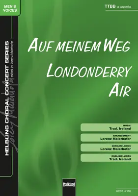 Londonderry Air Choral single edition TTBB