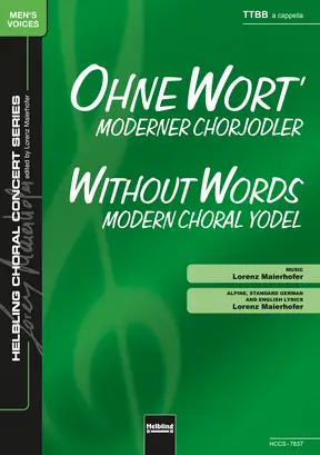 Without Words Choral single edition TTBB