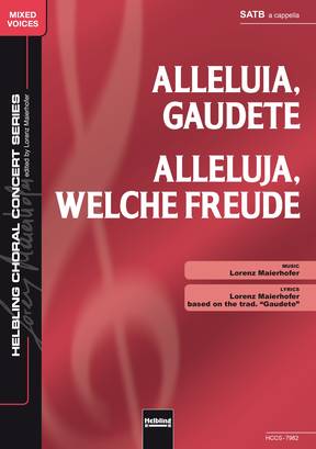 Alleluia, gaudete Choral single edition SATB