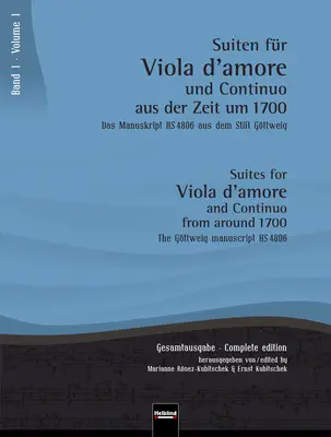 Suites for Viola d'amore and Continuo from around 1700 - Vol. 1 Collection