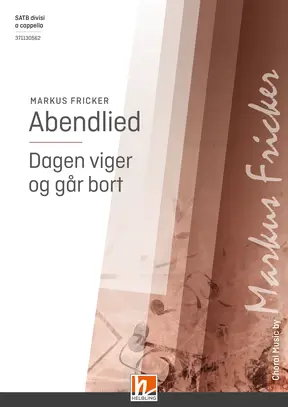 Dagen viger og går bort Choral single edition SATB divisi