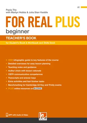 FOR REAL PLUS Beginner Teacher's Book