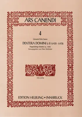 Dextera Domini á 8 Choral single edition SATB-SATB
