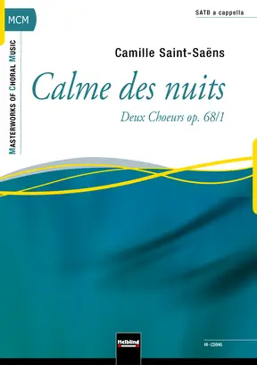 Calme des nuits Choral single edition SATB