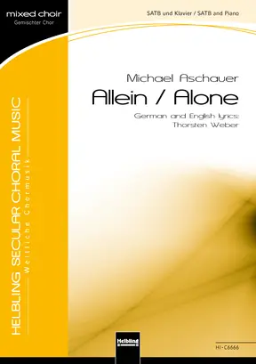 Alone Choral single edition SATB