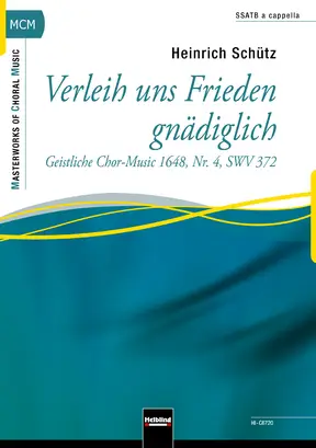 Verleih uns Frieden Choral single edition SSATB