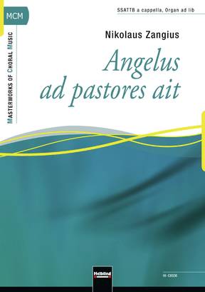 Angelus ad pastores ait Choral single edition SSATTB