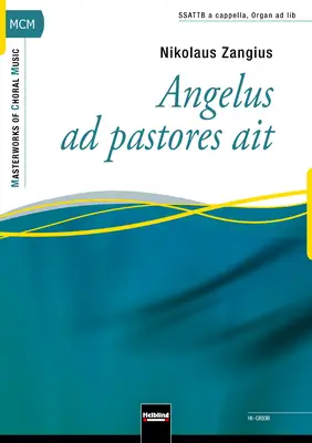 Angelus ad pastores ait Choral single edition SSATTB