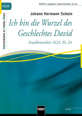 Ich bin die Wurzel des Geschlechtes David Choral single edition SSATB