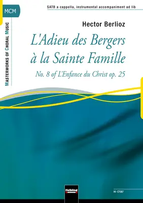 L'Adieu des Bergers à la Saint Famille Choral single edition SATB