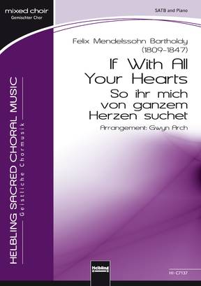 If With All Your Hearts Choral single edition SATB