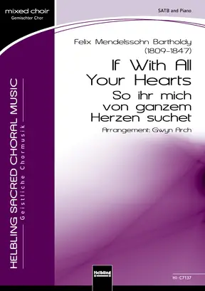 If With All Your Hearts Choral single edition SATB