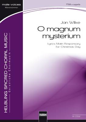O magnum mysterium Choral single edition TTBB