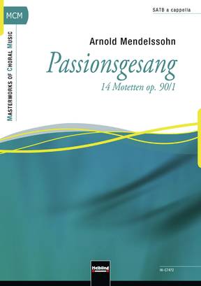 Passionsgesang Choral single edition SATB divisi