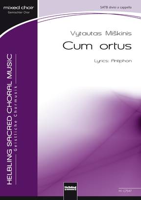 Cum ortus Choral single edition SATB divisi