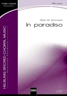 In paradiso Choral single edition TTBB