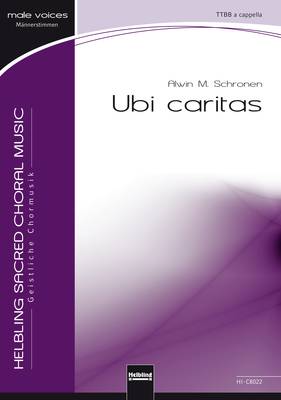 Ubi caritas Choral single edition TTBB