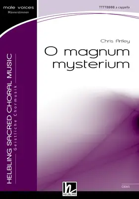 O magnum mysterium Choral single edition TTTTBBBB