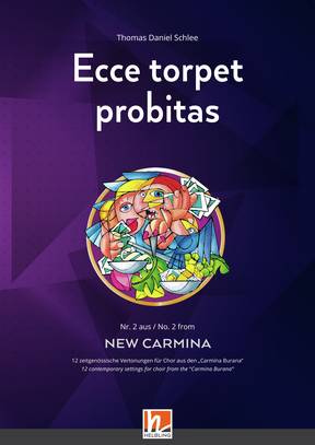 Ecce torpet probitas Choral single edition SATB divisi