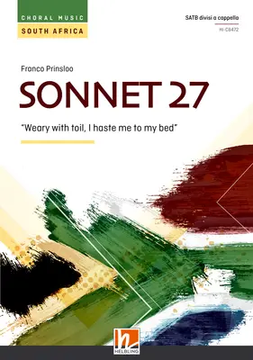 Sonnet 27 Choral single edition SSAATTBB