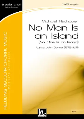 No Man Is an Island Choral single edition SSATBB