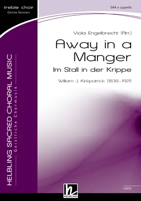 Away in a Manger Choral single edition SAA