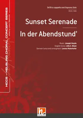 Sunset Serenade Choral single edition SATB